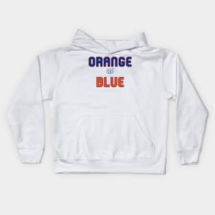 Orange and Blue Kids Hoodie